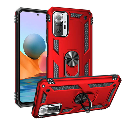 Xiaomi Redmi Note 10 Pro Kılıf Zore Vega Kılıf - Kırmızı