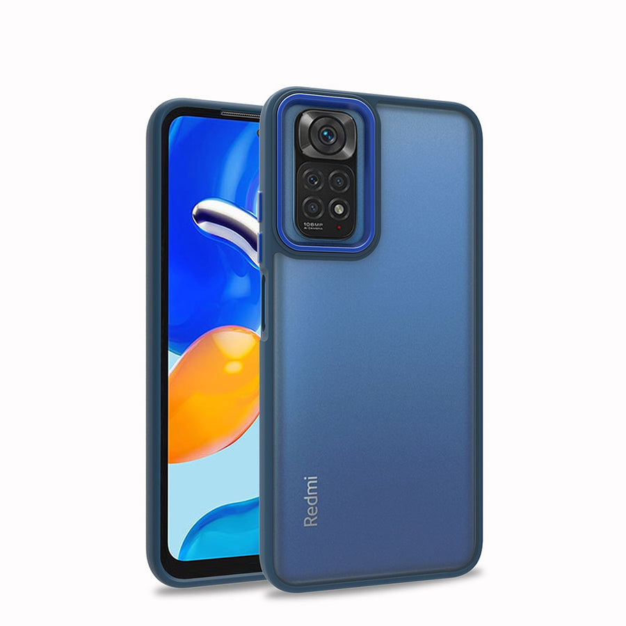Xiaomi Redmi Note 11 Pro 5G Kılıf Zore Flora Kılıf - Mavi
