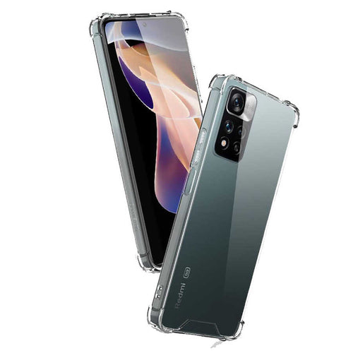 Xiaomi Redmi Note 11 Pro Plus 5G Kılıf Zore Nitro Anti Shock Silikon - Renksiz