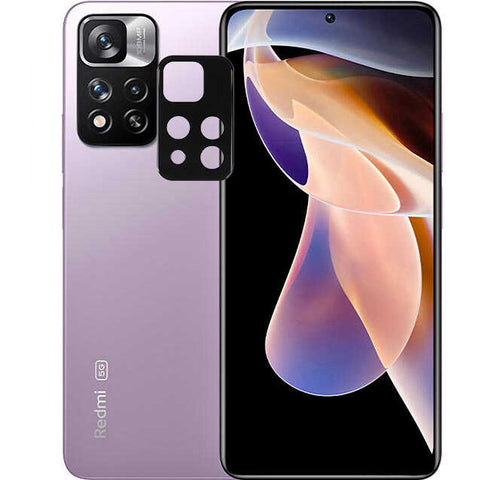 Xiaomi Redmi Note 11 Pro Plus 5G Zore 3D Kamera Camı - Siyah