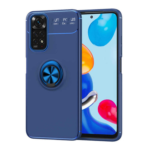 Xiaomi Redmi Note 11S Global Kılıf Zore Ravel Silikon Kılıf - Mavi