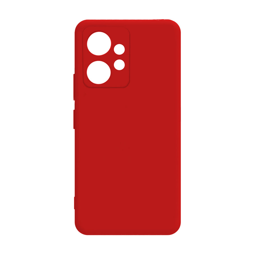 Xiaomi Redmi Note 12 4G Kılıf Zore Biye Silikon - Kırmızı