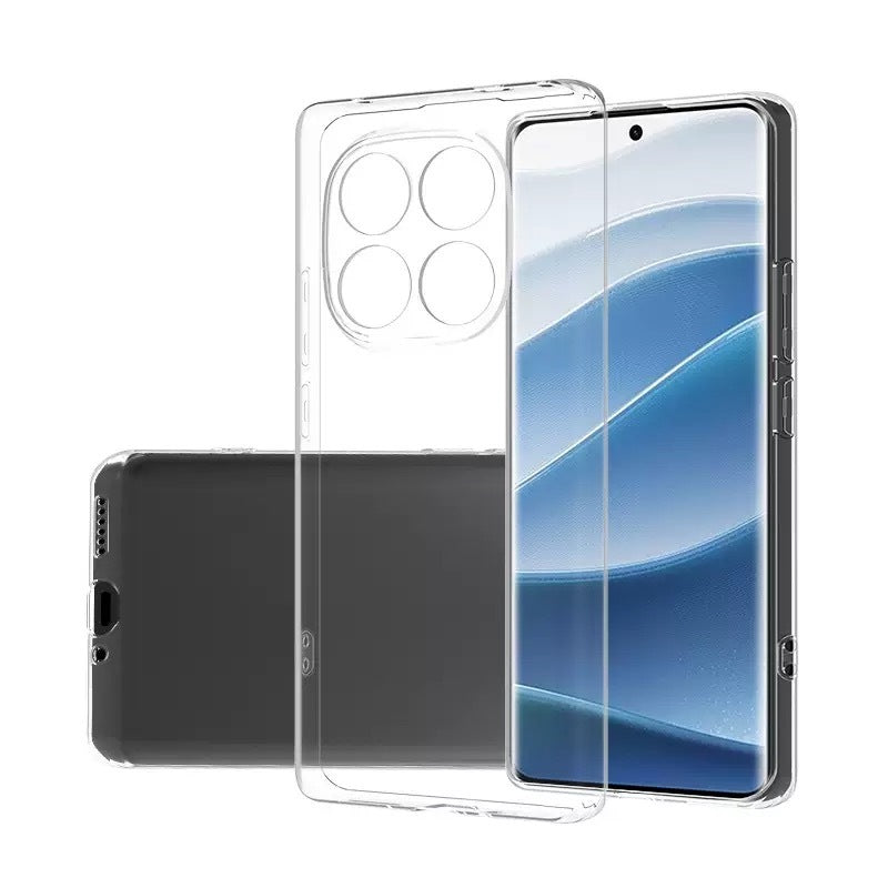 Xiaomi Redmi Note 14 Pro 4G Kılıf Zore Süper Silikon Kılıf - Şeffaf