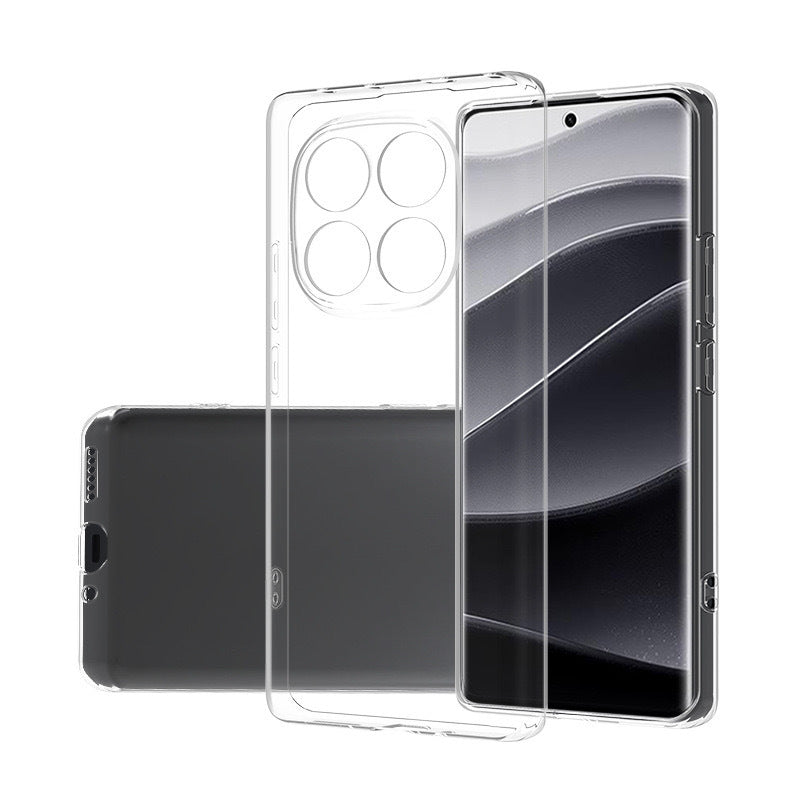 Xiaomi Redmi Note 14 Pro Plus Kılıf Zore Süper Silikon Kılıf - Şeffaf