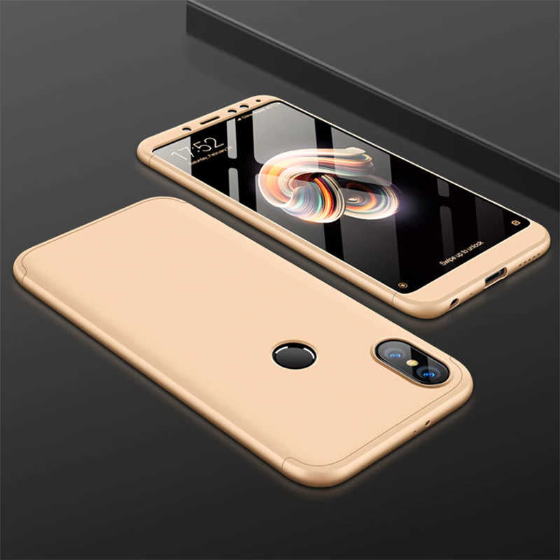 Xiaomi Redmi Note 6 Pro Kılıf Zore Ays Kılıf - Gold