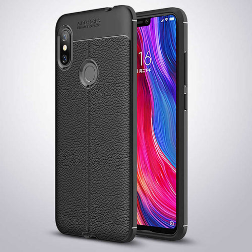 Xiaomi Redmi Note 6 Pro Kılıf Zore Niss Silikon Kılıf - Siyah
