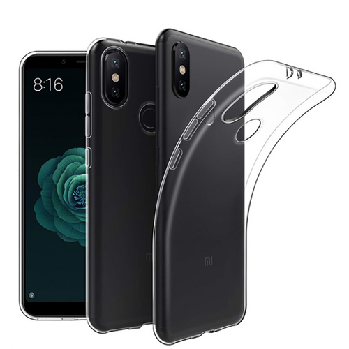 Xiaomi Redmi Note 6 Pro Kılıf Zore Süper Silikon Kılıf - Renksiz