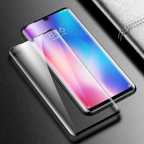 Xiaomi Redmi Note 7 Zore Kenarları Kırılmaya Dayanıklı Cam Ekran Koruyucu - Siyah