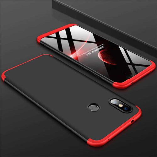 Xiaomi Redmi Note 7 Kılıf Zore Ays Kılıf - Siyah-Kırmızı