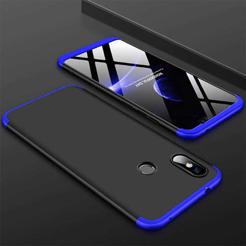Xiaomi Redmi Note 7 Kılıf Zore Ays Kılıf - Siyah-Mavi