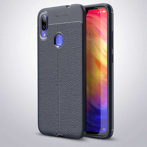 Xiaomi Redmi Note 7 Kılıf Zore Niss Silikon Kılıf - Lacivert