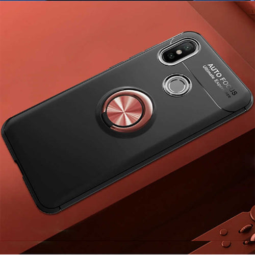 Xiaomi Redmi Note 7 Kılıf Zore Ravel Silikon Kılıf - Siyah-Rose Gold