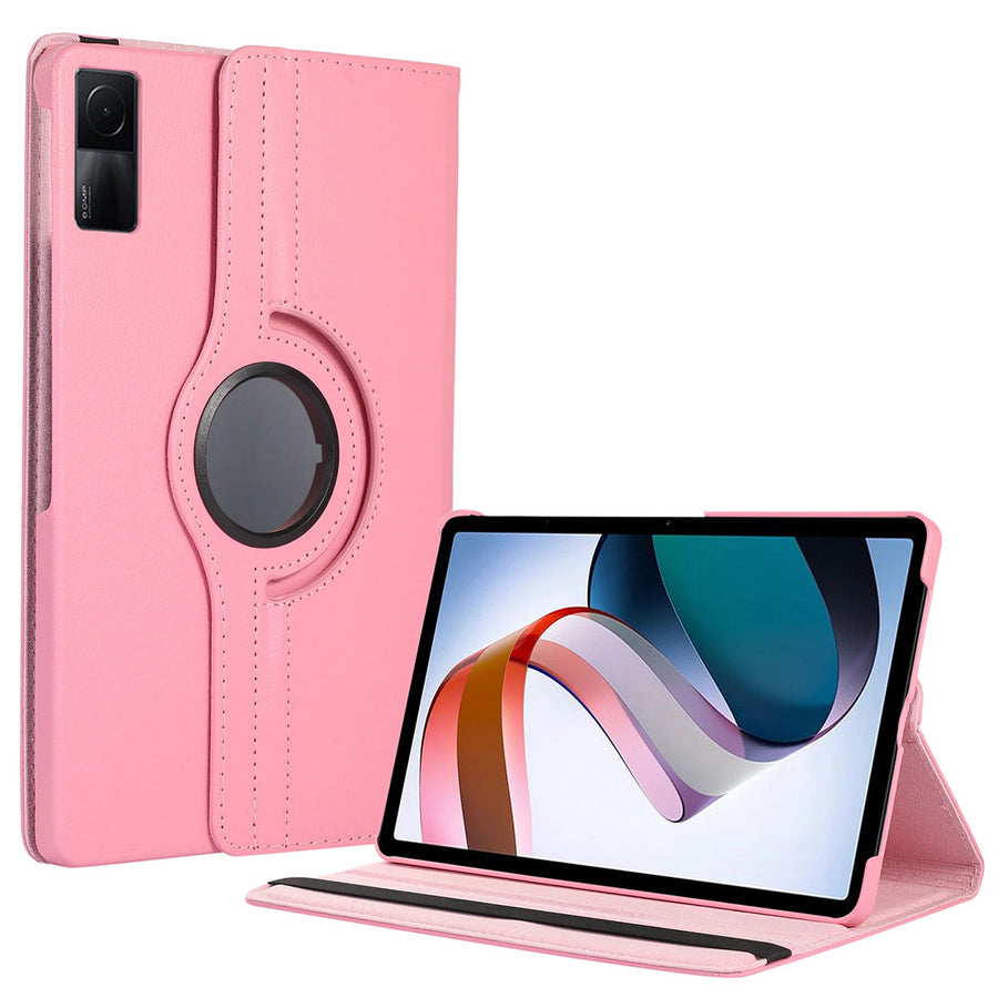 Xiaomi Redmi Pad Zore Dönebilen Standlı Kılıf - Pembe