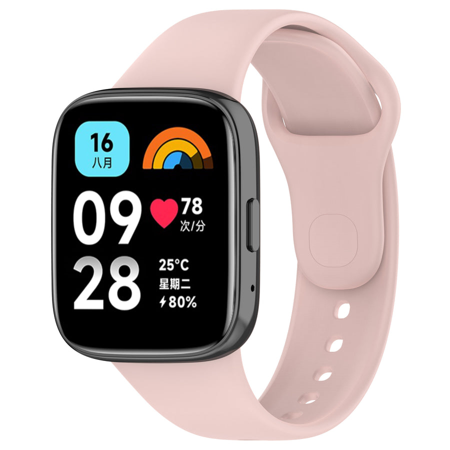 Xiaomi Redmi Watch 3 Active Zore Klasik Kordon - Pembe