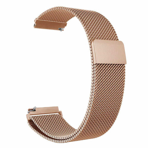 Xiaomi Redmi Watch 5 Active Zore KRD-12 22mm Metal Kordon - Rose Gold