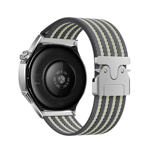 Xiaomi Redmi Watch 5 Active Zore KRD-133 22mm Naylon Kumaş Hasır Örgülü Kordon - Gri