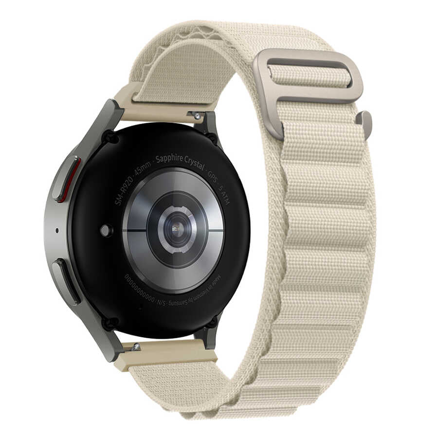 Xiaomi Redmi Watch 5 Active Zore KRD-74 22mm Hasır Kordon - Beyaz