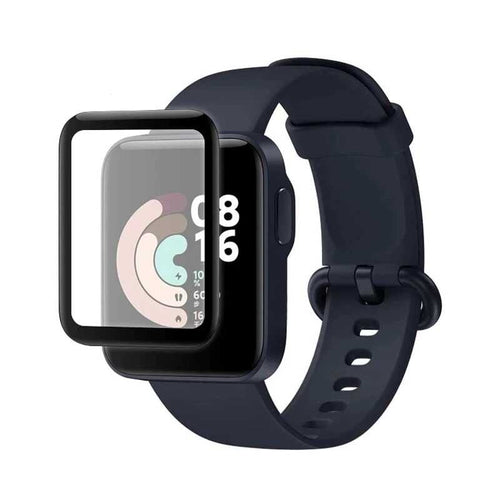 Xiaomi Redmi Watch (Mi Watch Lite) Zore PMMA Pet Saat Ekran Koruyucu - Siyah