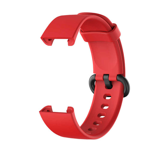 Xiaomi Redmi Watch (Mi Watch Lite) Zore Klasik Kordon - Kırmızı