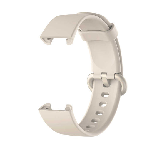 Xiaomi Redmi Watch (Mi Watch Lite) Zore Klasik Kordon - Krem