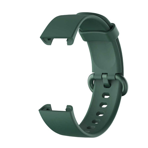 Xiaomi Redmi Watch (Mi Watch Lite) Zore Klasik Kordon - Koyu Yeşil