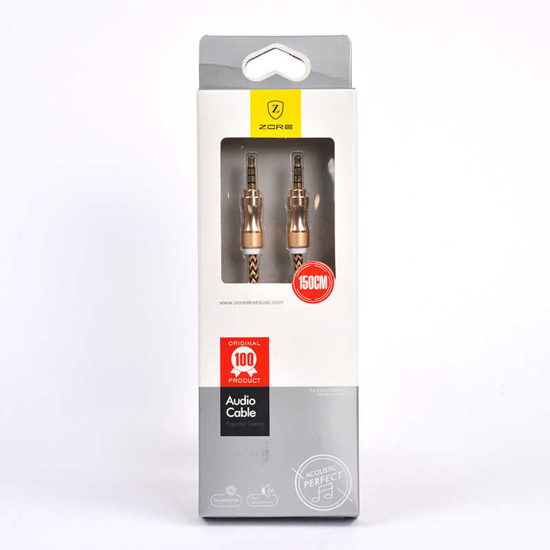 Zore 1.5 Metre Aux Audio Kablo - Gold