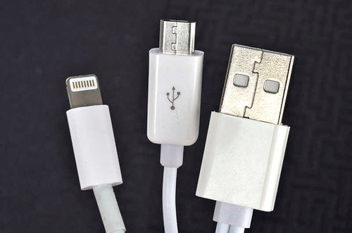 Zore 2 Uçlu Lightning-Micro Usb Kablo 1M - Beyaz