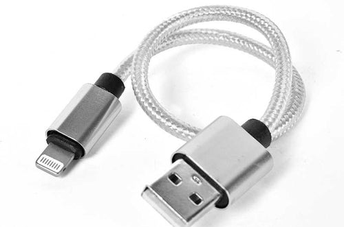 Zore 30 Cm Halat Lightning Usb Kablo - Gümüş