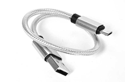 Zore 30 Cm Halat Micro Usb Kablo - Gri