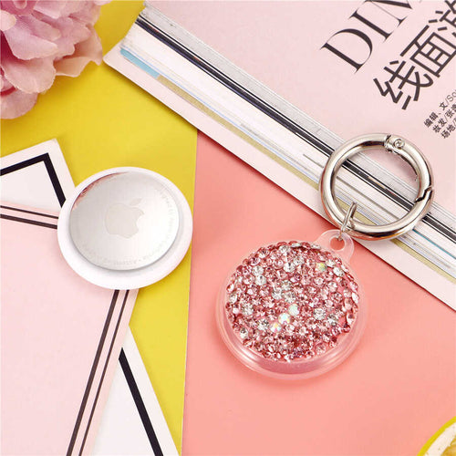 ​Zore Airtag 03 Silikon Anahtarlık - Rose Gold