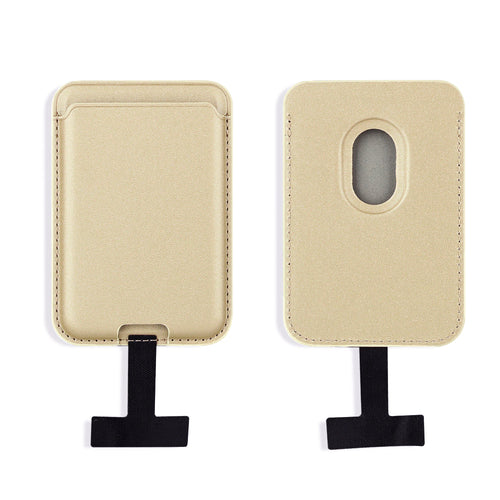Zore CRD-09 Dahili Şarj Soket Aparatlı Magnetik PU Deri Kartlık - Desert Gold
