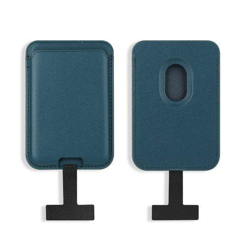 Zore CRD-09 Dahili Şarj Soket Aparatlı Magnetik PU Deri Kartlık - Lacivert