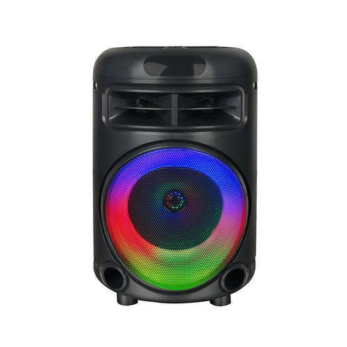Zore GD-692 FM Radyolu Mikrofonlu RGB TWS 6.5 inç Stereo Bass Kablosuz Karaoke Hoparlör - Siyah