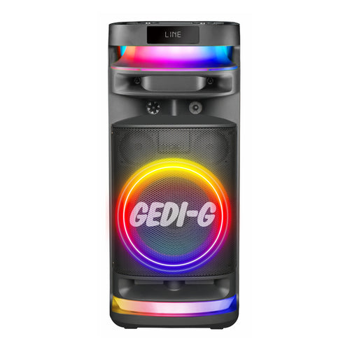 Zore GD-9005 Mikrofonlu RGB TWS 8 inç Stereo Bass Kablosuz Karaoke Hoparlör - Siyah