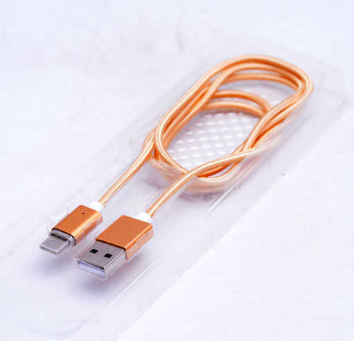 Zore Metal Manyetic Uçlu Lightning Usb Kablo - Gold