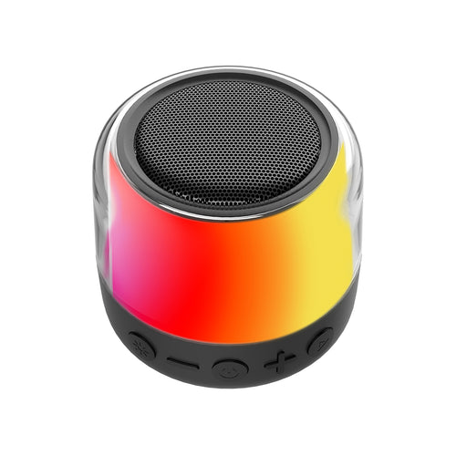 Zore NBY225 Ayarlanabilir RGB Işıklı Bluetooth Hoparlör Speaker - Siyah