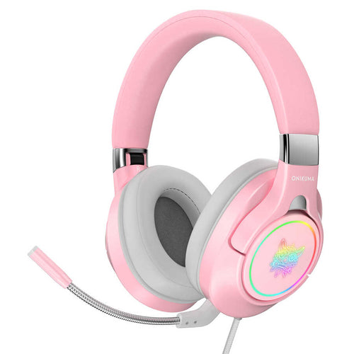 Zore Onikuma K15 Oyuncu Kulaklığı 3.5mm - Pembe