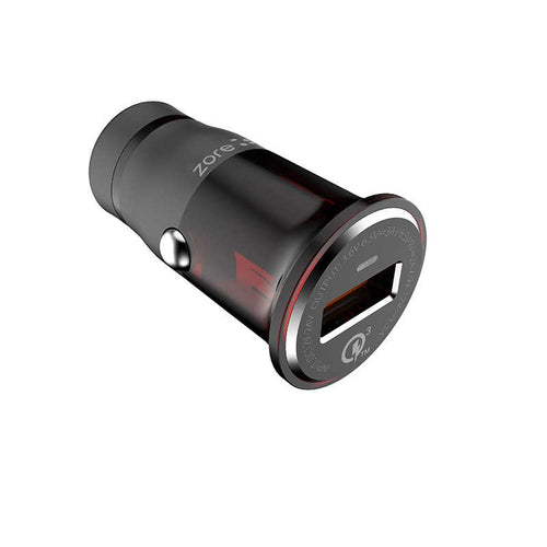 Zore ZR-C304Q Micro Araç Şarj Seti - Siyah